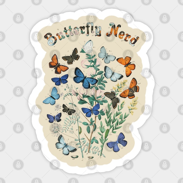 Butterfly Nerd Sticker by Lima's